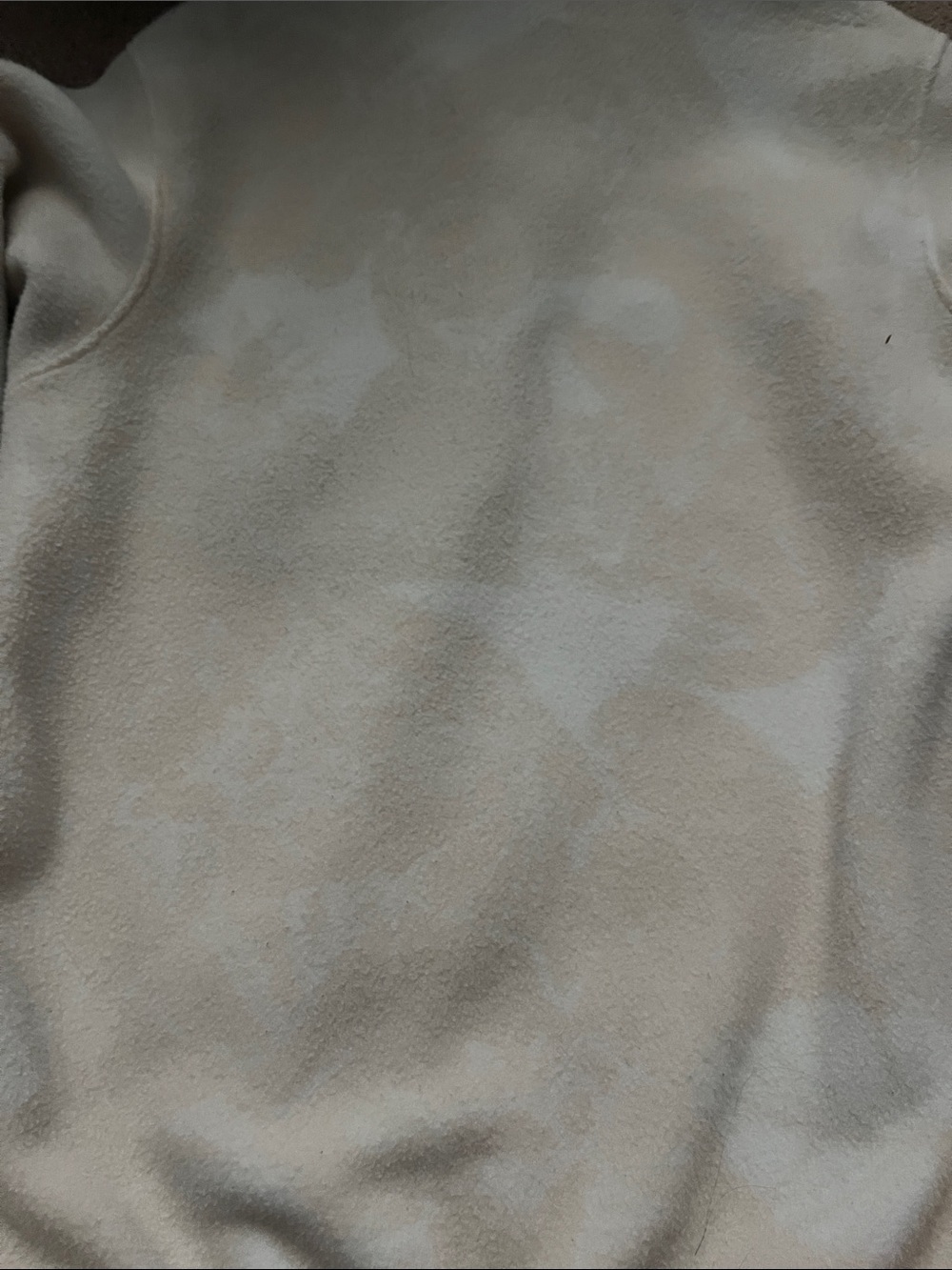 Patagonia Cream Cowl-Neck Snap Fleece with Sage Trim - Picture 6 of 6